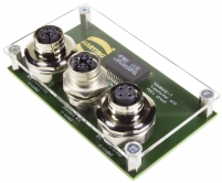 M12 connector with transformer